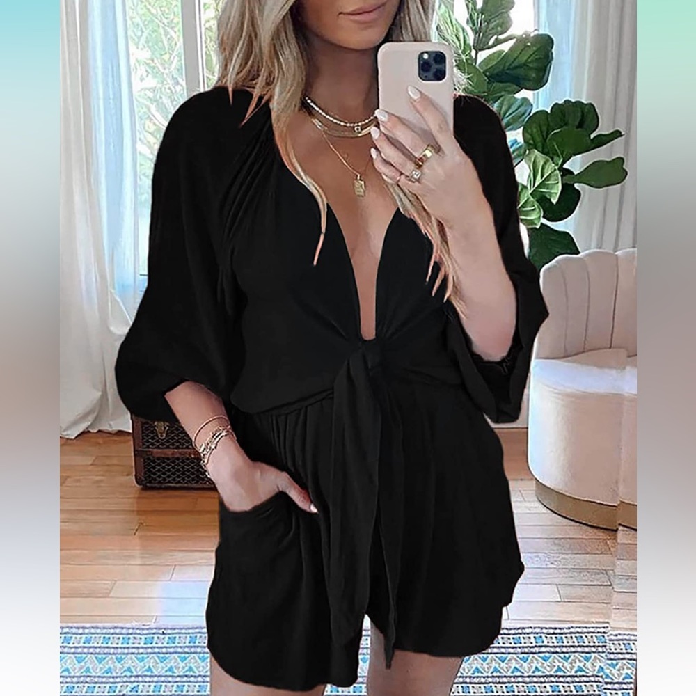 Long sleeve romper